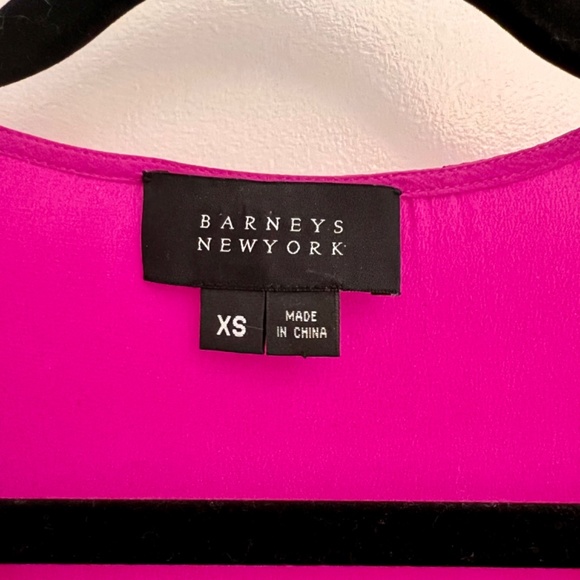 Fuschia silk sleeveless blouse/camisole - Picture 3 of 4